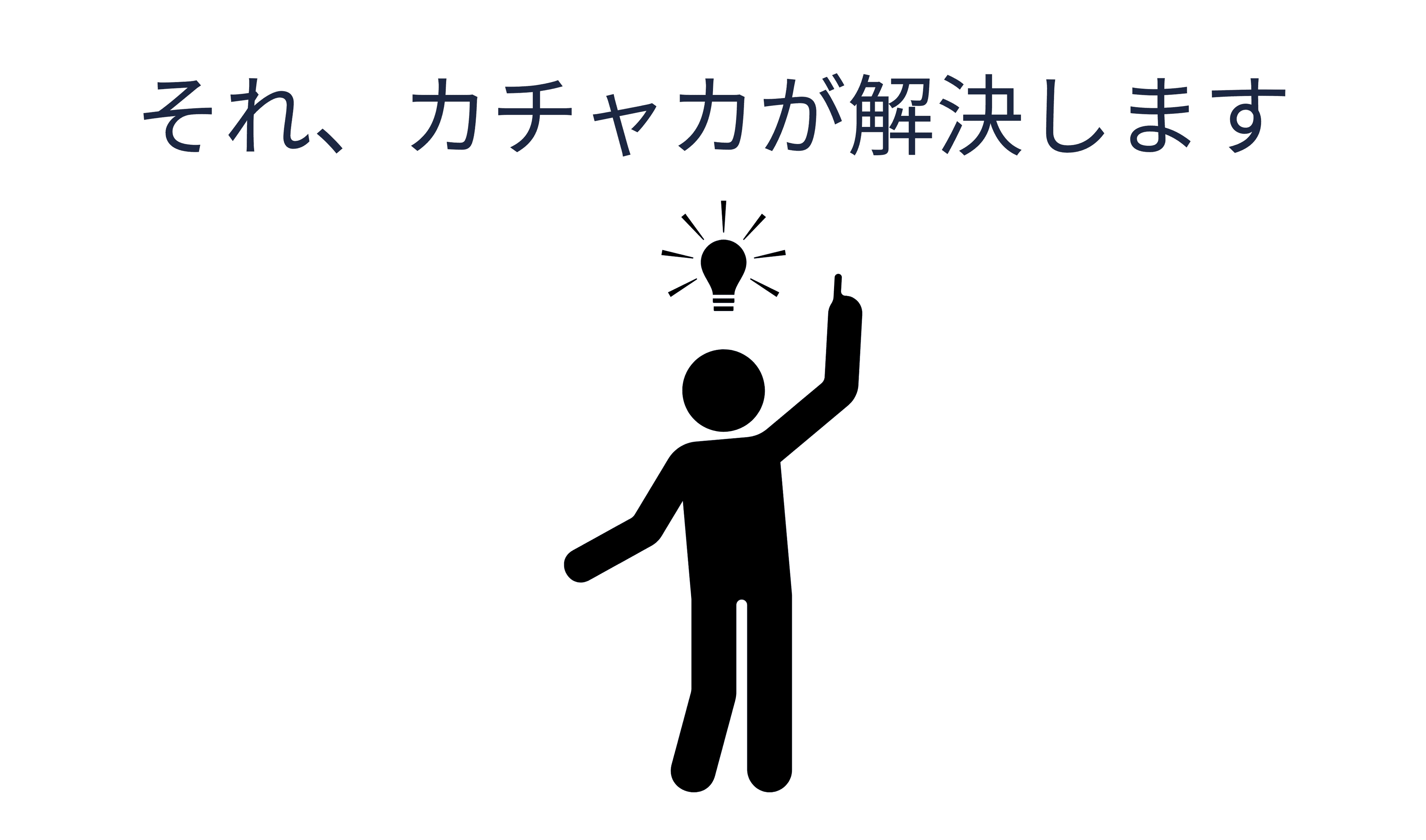 カチャカが解決!