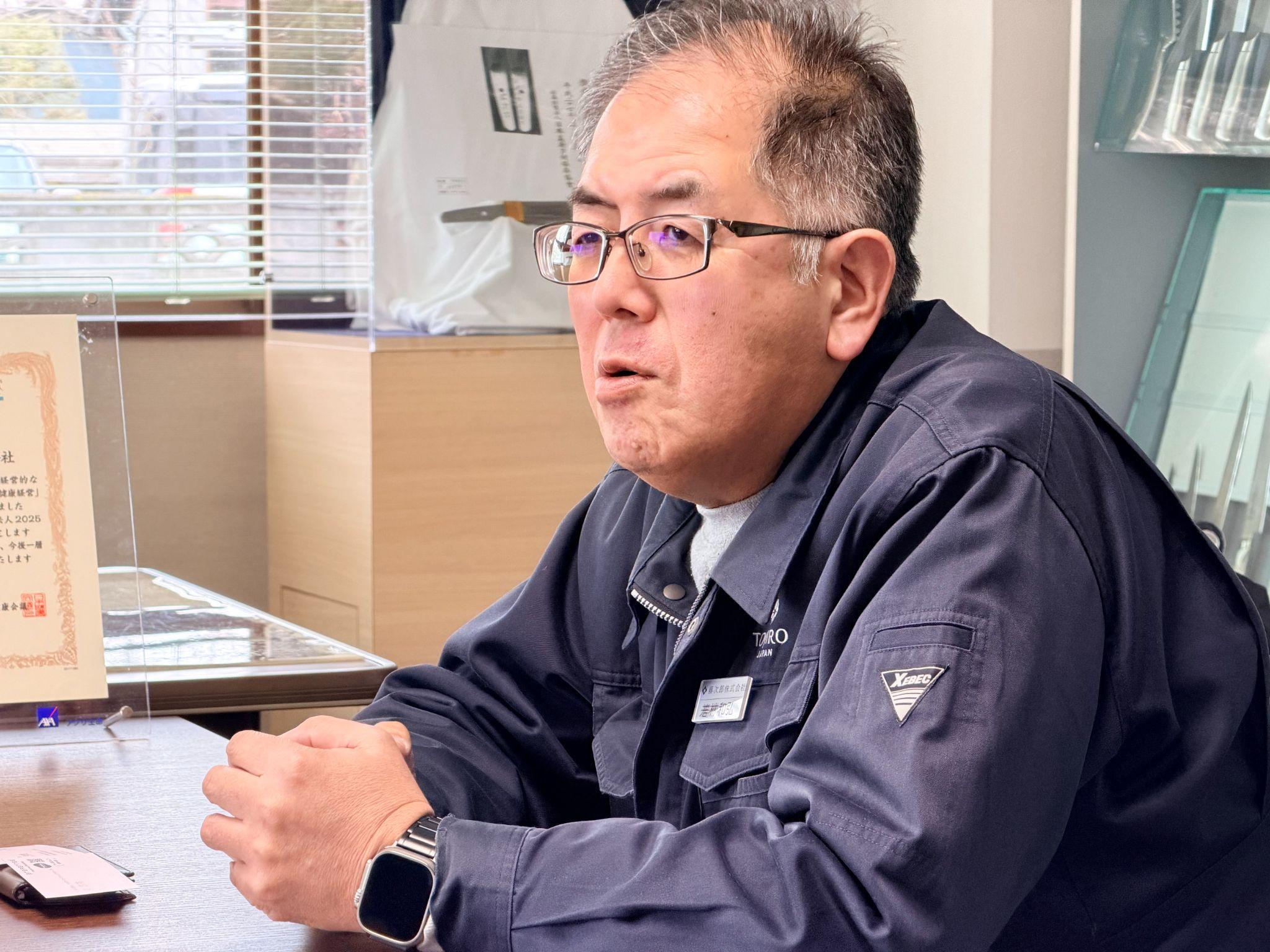 取締役常務 工場統括責任者 若林様